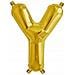 Pallone Oro A Forma Di Y – Decorazione Elegante Per Compleanni Con Effetto Wow! - Foto miniatura 1
