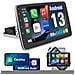 10.1 Pollici Universale Autoradio 1 Din Android 13 (2+64gb) Car Radio Con Carplay/android Auto Gps Bluetooth Wifi Fm Rds (schermo Ruotabile) - Foto miniatura 1