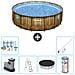 Piscina Fuori Terra - In Giro - 488x122 Cm - Bruin - Include Accessori Coordinati Cb32 - Foto miniatura 1