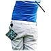 Asciugamano Da Golf Premium In Microfibra Con Clip A Moschettone Blue - Foto miniatura 1