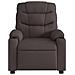 Poltrona Elettrica Reclinabile Marrone Scuro in Tessuto - Foto miniatura 9