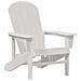 Sedia Adirondack Bianca 74x82x91 cm HDPE - Foto miniatura 1