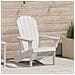 Sedia Adirondack Bianca 74x82x91 cm HDPE - Foto miniatura 2