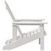 Sedia Adirondack Bianca 74x82x91 cm HDPE - Foto miniatura 5