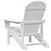 Sedia Adirondack Bianca 74x82x91 cm HDPE - Foto miniatura 6