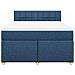 Giroletto a Molle con Materasso Blu 140x190 cm in Tessuto - Foto miniatura 4