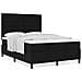 Letto a rete a molle con materasso nero 160x200 cm tessuto - Foto miniatura 4