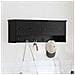 Appendiabiti a muro con lo scaffale Rovere nero 80 x 20 x 30 cm - Foto miniatura 2