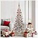 Albero di Natale con 300 LED con supporto Argento 180 cm PET - Foto miniatura 2