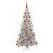 Albero di Natale con 300 LED con supporto Argento 180 cm PET - Foto miniatura 3