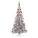 Albero di Natale con 300 LED con supporto Argento 180 cm PET - Foto miniatura 4