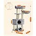 Tiragraffi per gatti - Grigio chiaro, materiale morbido PCT002N01 - Foto miniatura 7
