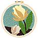 Kit Per Punch Needle Fai-da-te Con Filato Grosso Da 20 Cm - Set Iniziale Ricamo Fiore Cartone Animato - Foto miniatura 1