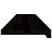 Gradini 2 pz Marrone Scuro 110x30x2 cm Legno Massello Rovere - Foto miniatura 6
