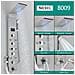 Pannello doccia, Blackswan, tipo M8009, modello nichelato con bocca, display digitale, doccetta bidet, LED e funzioni SPA, misura 128 cm - Foto miniatura 2