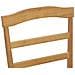 Sedia da pranzo 2 pcs Naturale Legno di gomma solido - Foto miniatura 9
