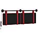 Testiera sospesa Con luce LED Rosso Vino Similpelle - Foto miniatura 8