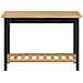 Tavolo consolle con lo scaffale EKAI Nero 112 x 35 x 76 cm - Foto miniatura 4