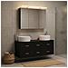 Set di mobili per il bagno 4 pcs Rovere Nero - Foto miniatura 2