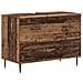 Set di armadietti da bagno in 3 pezzi HAARLEM Legno antico - Foto miniatura 4