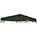 Top Copertura X Gazebo Legno 3x3poliest. verde - Foto miniatura 2