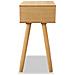 Comodini Set 2 Pz In Massello Di Pino 40x30x61 Cm Marroni - Foto miniatura 6