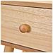 Comodini Set 2 Pz In Massello Di Pino 40x30x61 Cm Marroni - Foto miniatura 7