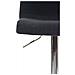Sgabello Alto Hoover in Stoffa E Metallo I Sgabello Bar Design Regolabile 59-80 CM I Sedia Sgabello Cucina Girevole 360° con Schienale Nero - Foto miniatura 5