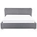Letto Piazza E Mezzo In Tessuto Grigio 140x200cm Paris - Foto miniatura 11