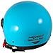Casco Jet Moto Scooter Visera Antigraffio Azzurro Backline Ece 22-05 Xl - Foto miniatura 3