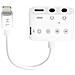 Adattatore Da Lightning A Lightning, Usb-c E Doppio Jack Da 3,5 Mm 12 Cm Bianco - Foto miniatura 1