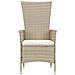 Set Da Pranzo Da Giardino 9 Pz Con Cuscini In Polyrattan Beige - Foto miniatura 6