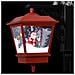 Lampione Natalizio Con Babbo Natale Nero Rosso 81x40x188 Cm Pvc - Foto miniatura 5