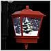 Lampione Natalizio Con Babbo Natale Nero Rosso 81x40x188 Cm Pvc - Foto miniatura 6
