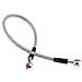 Freno Olio Tubo Linea 4590 Cm M10 Universale Del Motociclo Del Freno Olio Tubo Flessibile Carburante Tube Line Fitting Intrecciato Dellacciaio Inossidabile (45 Cm-gray)  - Foto miniatura 2