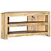 Mobile Porta Tv Angolare 90x45x45 Cm In Legno Massello Di Mango - Foto miniatura 1