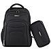 Zaino per Laptop 17.3" con Custodia per Accessori Rimovibile - Zaino per Professionisti Informatici in Nylon Balistico per Lavoro /Viaggi - Zaino porta PC Ergonomico con Tasche per Notebook /Tablet - Foto miniatura 11