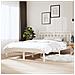Giroletto Bianco 150x200 cm King in Legno Massello - Foto miniatura 1