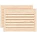 Ante con Design a Lamelle 2 pz 39,5x59,4 cm in Legno di Pino - Foto miniatura 1