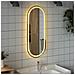 Specchio Da Bagno Led 90x40 Cm Ovale - Foto miniatura 3