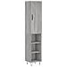 Credenza Grigio Sonoma 34,5x34x180 Cm In Legno Multistrato - Foto miniatura 2