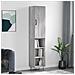 Credenza Grigio Sonoma 34,5x34x180 Cm In Legno Multistrato - Foto miniatura 1