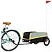 Rimorchio Da Bici Da Carico Nero E Giallo 30 Kg In Ferro - Foto miniatura 3
