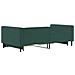 Divano Letto Estraibile Cassetti Verde Scuro 100x200cm Velluto - Foto miniatura 4