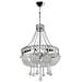Lampada Da Soffitto Sare Mdl3550 Argento Vetro Decorato E Pietre Effetto Cristallo - Foto miniatura 2