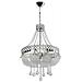 Lampada Da Soffitto Sare Mdl3550 Argento Vetro Decorato E Pietre Effetto Cristallo - Foto miniatura 1