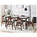 Tavolo Da Pranzo Estensibile Nero 120/160 X 80 Cm Granada - Foto miniatura 1