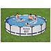 Piscina Tonda Con Struttura Steel Pro Max 427x84 Cm 56595 - Foto miniatura 6