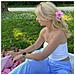 Fermagli Per Capelli Con Fiori, Confezione Da 4 Yellow /blue /purple /pink - Foto miniatura 4