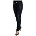 Jeans Casual Da Donna Slim Fit A Vita Bassa In Cotone Blu - W26 - Foto miniatura 2